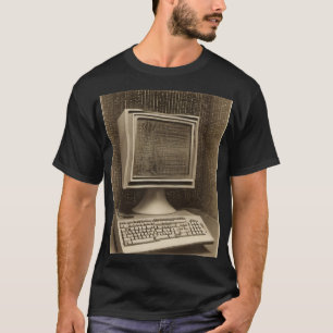 コーディング プログラマー ヴィンテージ コンピューター バイナリ コード Tシャツ