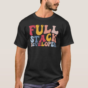 コーディング・プログラミング・コーダ・プログラマー完全スタック開発 Tシャツ
