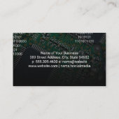 コーディング |マイクロチッププロセッサ 名刺 (裏面)