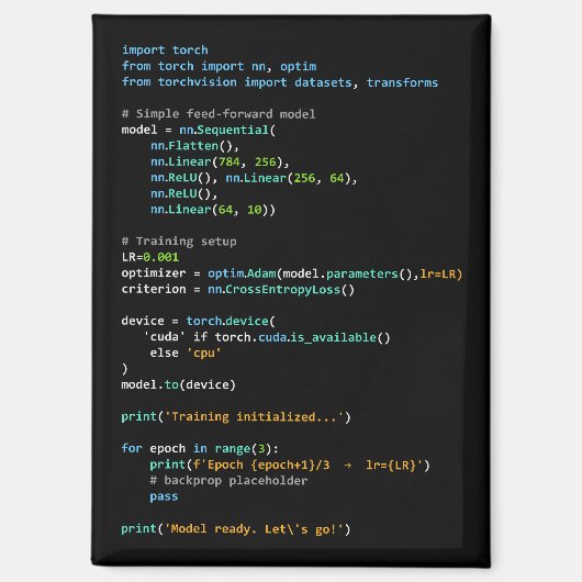 コーディング・ユーモア - 開発者の論理とテクノロジーの生活 マグネット (正面)