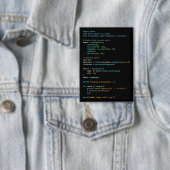 コーディング・ユーモア - 開発者の論理とテクノロジーの生活 缶バッジ (インサイチュ)