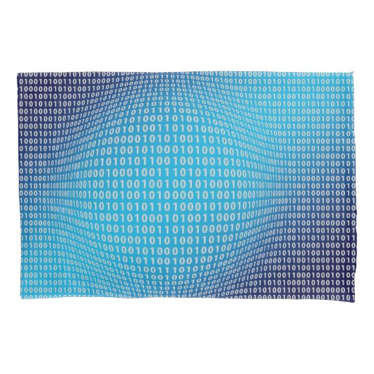 コーディング(Cyber World) 枕カバー (正面)