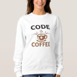 コーディーコーヒーナースユーモアシフトライフ スウェットシャツ