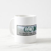 コーデックスの元のロゴのマグ コーヒーマグカップ (正面左)