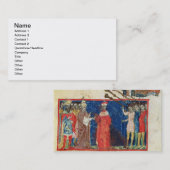 コーデックスのCorrer Iの383総督Sebastiani Zianiは受け取ります 名刺 (正面/裏面)