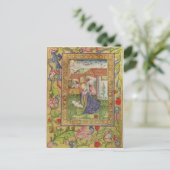 コーデックス・サー2599年11月f.39vキリスト誕生 ポストカード (スタンド正面)