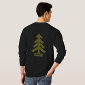 コーデュロイのマツ Tシャツ (裏面フル)