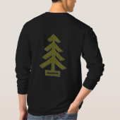 コーデュロイのマツ Tシャツ (裏面)