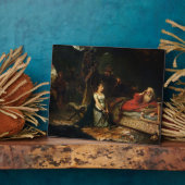 コーデリアとキングリア(キャンバス上の油) フォトプラーク (側面)