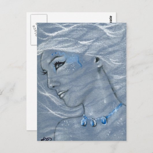 コーデリア人魚はがき ポストカード (正面/裏面)