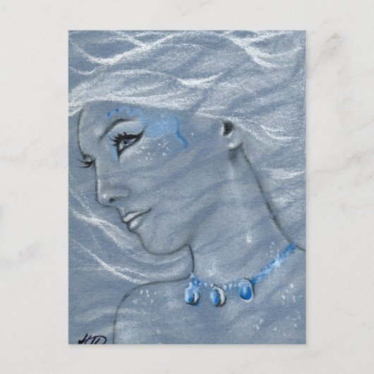 コーデリア人魚はがき ポストカード (正面)