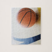 コートのバスケットボール ジグソーパズル (縦)