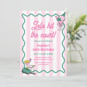 コートのピックボール誕生日を打とう 招待状 (スタンド正面)