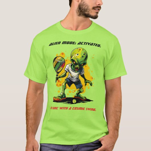 コートの外のパデル Tシャツ (正面)