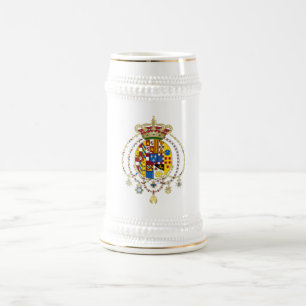 コートは2 Siciliesの役人イタリアの王国を武装させます ビールジョッキ