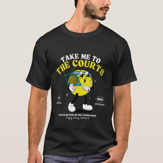 コートへ Tシャツ (正面)