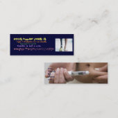 コートをそれ砂糖で甘くしないで下さい スキニー名刺 (正面/裏面)