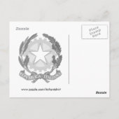 コートイタリアンオブ・アームズ ポストカード (裏面)