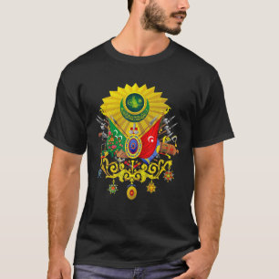 コートオブアームズスルタンアブドゥルハミドIIアルマクルスオット Tシャツ