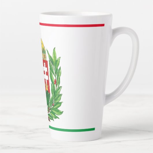 コートオブアームズハンガリーブダペストギフト カフェラテマグ (右)