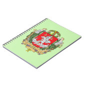 コートオブアームズ・オブ・ヴィリニュス，リトアニア・ノート ノートブック (左側)