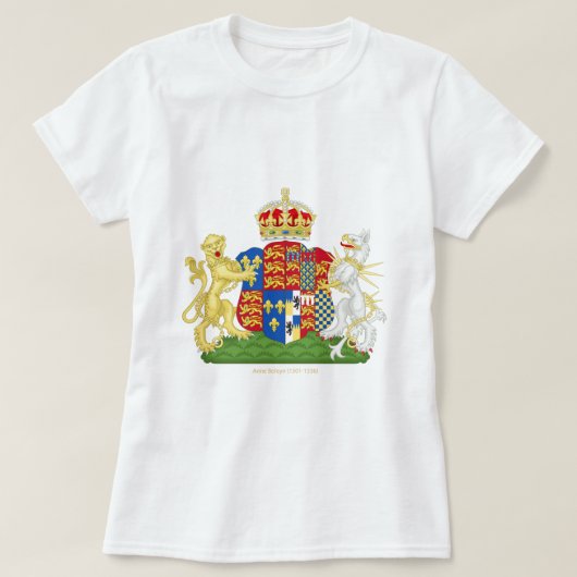 コートオブアームズAnne Boleyn Tシャツ (デザイン正面)