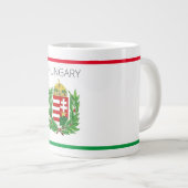 コートオブアームズHungaryブダペストの贈り物 ジャンボコーヒーマグカップ (正面右)