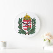 コートオブアームズHungaryブダペストの贈り物 ラージ壁時計 (ホーム)