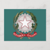 コートオブアームズStemma Italia ポストカード (正面)