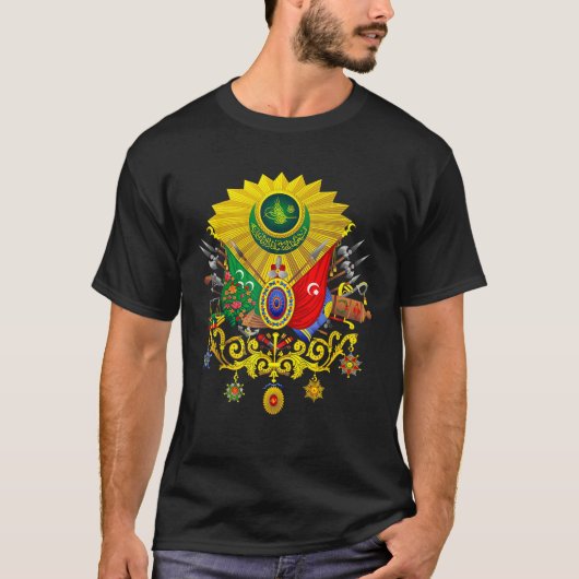 コートオブアームズSultan Abdulhamid Armaオスマン帝国 Tシャツ (正面)