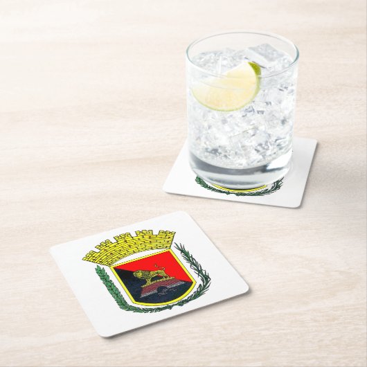 コートオブポンセプエルトリコ スクエアペーパーコースター (インサイチュ)