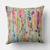 コートオブマルチカラー20 x 20コットン装飾用クッション クッション (裏面)