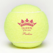 コートカスタムピンクテニスボールのクイーン テニスボール (正面)