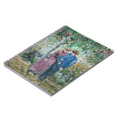 コートカップルのガーデンヴァンゴッペインティング ノートブック (左側)