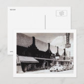 コートカフェ，アルバカーキ，ニューメキシコヴィンテージ ポストカード (正面/裏面)