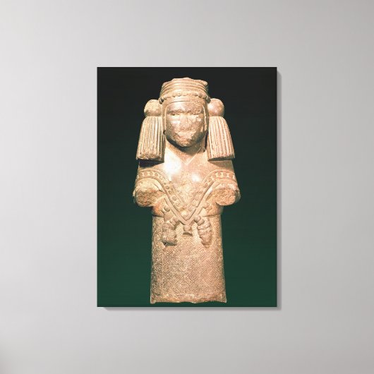 コートジキの像、古代の大地と母 キャンバスプリント (正面)