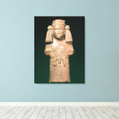 コートジキの像、古代の大地と母 キャンバスプリント (インサイチュ (ウッドフロア))
