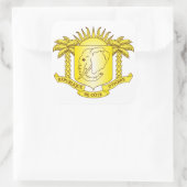 コートジボワールのエンブレム スクエアシール (バッグ)