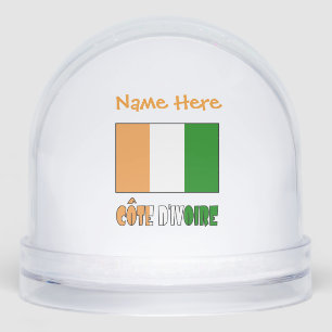 コートジボワールアイボリー海岸国旗オレンジパーソナライズド