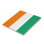 コートジボワール国旗のセラミックタイル タイル (側面)