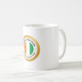 コートジボワール国旗 コーヒーマグカップ (正面右)