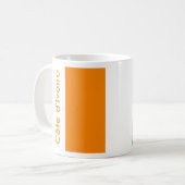 コートジボワール国旗 コーヒーマグカップ (正面左)