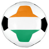 コートジボワール国旗 サッカーボール (回転)