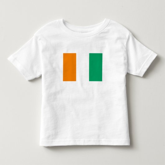 コートジボワール国旗 トドラーTシャツ (正面)