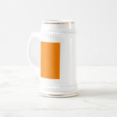 コートジボワール国旗 ビールジョッキ (正面左)
