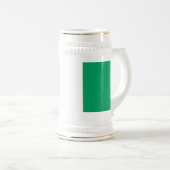 コートジボワール国旗 ビールジョッキ (正面右)