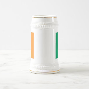 コートジボワール国旗 ビールジョッキ