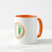 コートジボワール国旗 マグカップ (正面右)