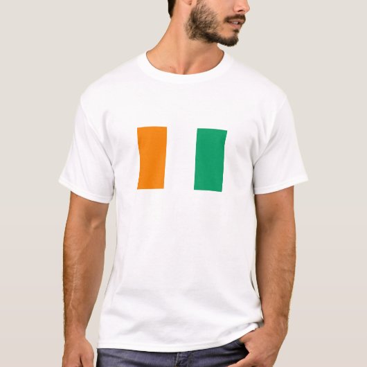 コートジボワール国旗 Tシャツ (正面)