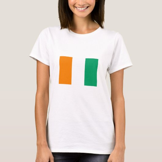 コートジボワール国旗 Tシャツ (正面)